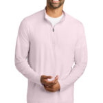 TravisMathew Crestview 1/4-Zip in Stone Pink