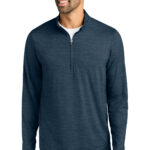 TravisMathew Crestview 1/4-Zip in Vintage Indigo Heather
