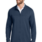 TravisMathew Newport Full-Zip Fleece in Blue Nights