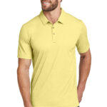 TravisMathew Oceanside Heather Polo in Pale Banana Heather