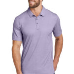 TravisMathew Oceanside Heather Polo in Purple Sage Heather