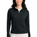 TravisMathew Women’s Coto 1/2-Zip in Black