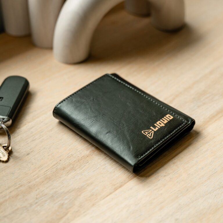 Trifold Wallet – Front Only – Black