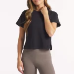 UNRL Boxy Ultra Tee in Black