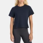 UNRL Boxy Ultra Tee in Midnight Navy