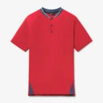 UNRL Condor Polo in Carmine Red Cavern Blue