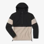 UNRL Golf DWR Track Jacket in Black Sand