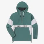 UNRL Golf DWR Track Jacket in Spruce