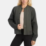UNRL Jetset Bomber Jacket in Pine