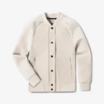 UNRL Jetset Bomber Jacket in Sand