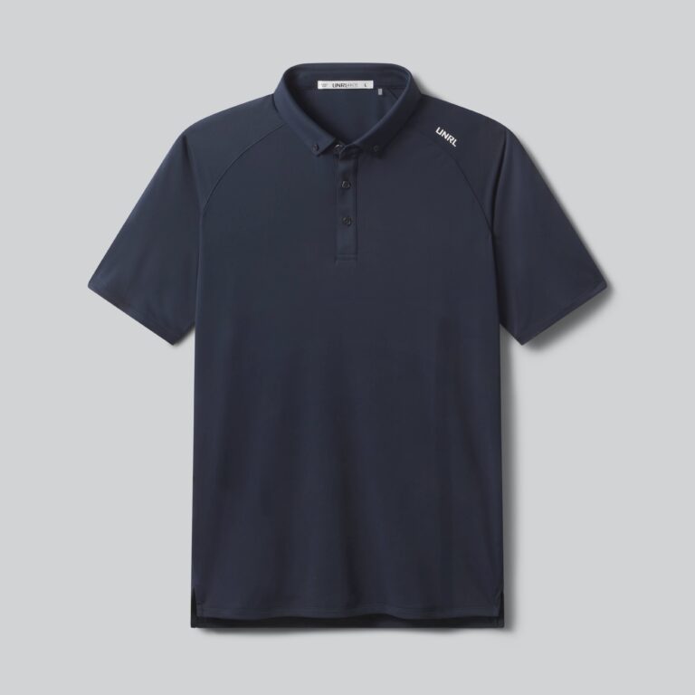 UNRL Pique Pro Polo in Navy