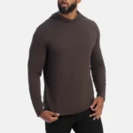 UNRL Ultra Hooded Long Sleeve in Espresso