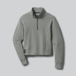UNRL Women’s Elevation Half-Zip Pullover in Eucalyptus