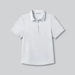 UNRL Women’s Short Sleeve (Pique Pro) Polo in White