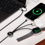Velora, 3-in-1 Light-up Charging Cable with Apple & Samsung Watch Charging