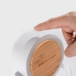 WheatStraw Eco Spotlight Bluetooth Speaker and Qi Phone Stand