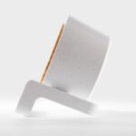 WheatStraw Eco Spotlight Bluetooth Speaker and Qi Phone Stand