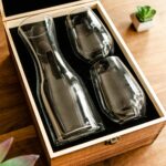 Wine Decanter & 2 Santa Fe Wine Glasses