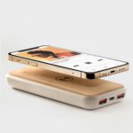 Wireless Quick Charging Bamboo Power Bank